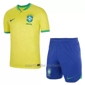 Brazilië Thuistenue Kinderen WK 2022 Brazilië Thuistenue Kinderen WK 2022
