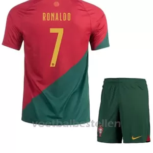 Portugal Cristiano Ronaldo 7 Thuistenue Kinderen WK 2022