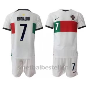 Portugal Cristiano Ronaldo 7 Uittenue Kinderen WK 2022