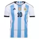 Argentinië 3 Star MARADONA 10 Thuisshirt WK 2022