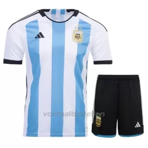Argentinië 3 Star Thuistenue Kinderen WK 2022 Argentinië 3 Star Thuistenue Kinderen WK 2022