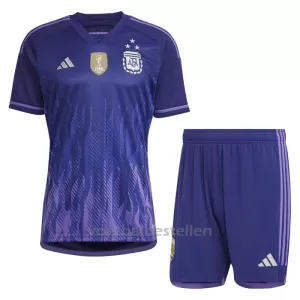 Argentinië 3 Star Uittenue Kinderen WK 2022 Argentinië 3 Star Uittenue Kinderen WK 2022