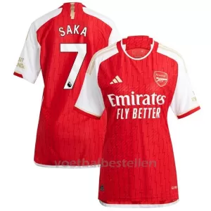 Arsenal Bukayo Saka 7 Thuisshirt Vrouwen 23/24 Arsenal Bukayo Saka 7 Thuisshirt Vrouwen 23/24