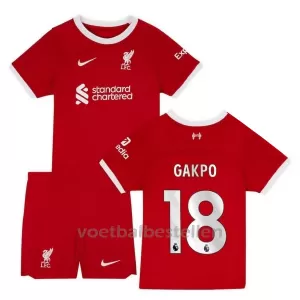 Liverpool Cody Gakpo 18 Thuistenue Kinderen 23/24 Liverpool Cody Gakpo 18 Thuistenue Kinderen 23/24