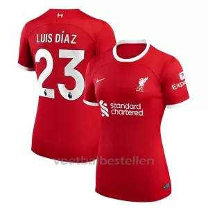 Liverpool Luis Díaz 23 Thuisshirt Vrouwen 23/24 Liverpool Luis Díaz 23 Thuisshirt Vrouwen 23/24