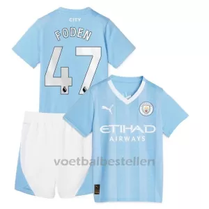 Manchester City Phil Foden 47 Thuistenue Kinderen 23/24 Manchester City Phil Foden 47 Thuistenue Kinderen 23/24