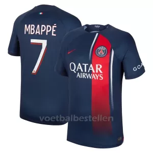 Paris Saint-Germain Kylian Mbappé 7 Thuisshirt 23/24 Paris Saint-Germain Kylian Mbappé 7 Thuisshirt 23/24