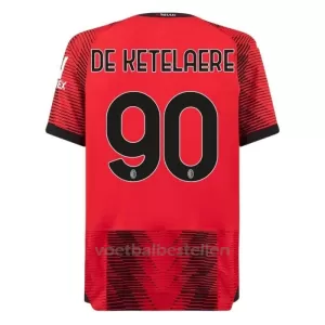 AC Milan De Ketelaere 90 Thuisshirt 23/24 AC Milan De Ketelaere 90 Thuisshirt 23/24