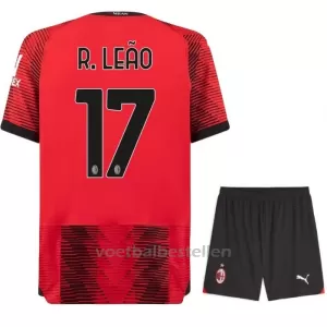 AC Milan Rafael Leão 17 Thuistenue Kinderen 23/24 AC Milan Rafael Leão 17 Thuistenue Kinderen 23/24