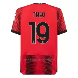 AC Milan Theo Hernández 19 Thuisshirt 23/24 AC Milan Theo Hernández 19 Thuisshirt 23/24
