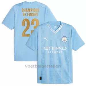 Manchester City Champions of Europe Thuisshirt 23/24 Manchester City Champions of Europe Thuisshirt 23/24