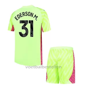 Manchester City Ederson Moraes Doelman Derde Tenue Kinderen 23/24 Manchester City Ederson Moraes Doelman Derde Tenue Kinderen 23/24