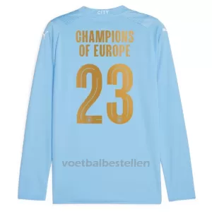 Manchester City Thuisshirt 23/24 Lange Mouwen