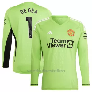 Manchester United De Gea 1 Doelman Thuisshirt 23/24 Lange Mouwen Manchester United De Gea 1 Doelman Thuisshirt 23/24 Lange Mouwen