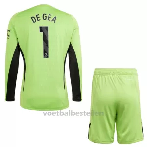 Manchester United De Gea 1 Doelman Thuistenue Kinderen 23/24 Lange Mouwen Manchester United De Gea 1 Doelman Thuistenue Kinderen 23/24 Lange Mouwen