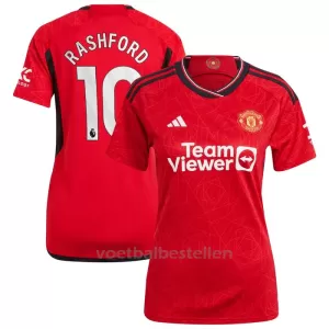 Manchester United Marcus Rashford 10 Thuisshirt Vrouwen 23/24 Manchester United Marcus Rashford 10 Thuisshirt Vrouwen 23/24