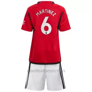 Manchester United Martinez 6 Thuistenue Kinderen 23/24