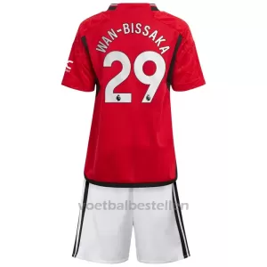 Manchester United Wan-Bissaka 29 Thuistenue Kinderen 23/24