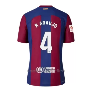 FC Barcelona Ronald Araujo 4 Thuistenue Kinderen 23/24