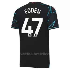 Manchester City Phil Foden 47 Derde Shirt 23/24 Manchester City Phil Foden 47 Derde Shirt 23/24