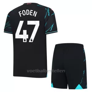 Manchester City Phil Foden 47 Derde Tenue Kinderen 23/24 Manchester City Phil Foden 47 Derde Tenue Kinderen 23/24