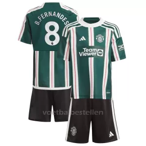 Manchester United Bruno Fernandes 8 Uittenue Kinderen 23/24 Manchester United Bruno Fernandes 8 Uittenue Kinderen 23/24