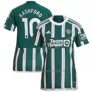Manchester United Marcus Rashford 10 Uitshirt Vrouwen 23/24 Manchester United Marcus Rashford 10 Uitshirt Vrouwen 23/24