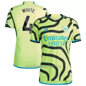 Arsenal White 4 Uitshirt 23/24