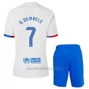 FC Barcelona Ousmane Dembélé 7 Uittenue Kinderen 23/24 FC Barcelona Ousmane Dembélé 7 Uittenue Kinderen 23/24