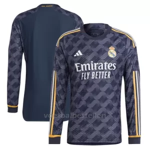 Real Madrid Uitshirt 23/24 Lange Mouwen Real Madrid Uitshirt 23/24 Lange Mouwen