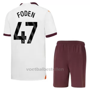 Manchester City Phil Foden 47 Uittenue Kinderen 23/24 Manchester City Phil Foden 47 Uittenue Kinderen 23/24
