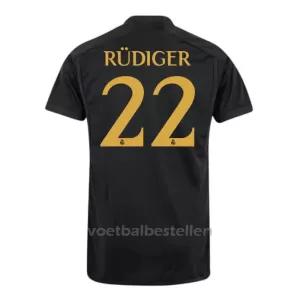 Real Madrid Antonio Rüdiger 22 Derde Shirt 23/24 Real Madrid Antonio Rüdiger 22 Derde Shirt 23/24