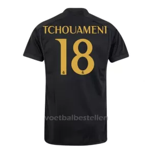 Real Madrid Aurélien Tchouaméni 18 Derde Shirt 23/24 Real Madrid Aurélien Tchouaméni 18 Derde Shirt 23/24
