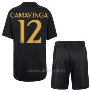Real Madrid Eduardo Camavinga 12 Derde Tenue Kinderen 23/24 Real Madrid Eduardo Camavinga 12 Derde Tenue Kinderen 23/24
