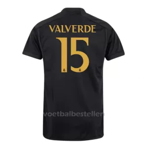 Real Madrid Federico Valverde 15 Derde Shirt 23/24 Real Madrid Federico Valverde 15 Derde Shirt 23/24