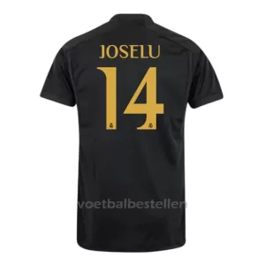 Real Madrid Joselu 14 Derde Shirt 23/24 Real Madrid Joselu 14 Derde Shirt 23/24