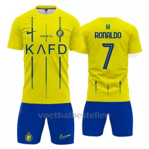 Al-Nassr FC Cristiano Ronaldo 7 Thuistenue Kinderen 23/24 Al-Nassr FC Cristiano Ronaldo 7 Thuistenue Kinderen 23/24