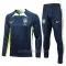 Brazilië Trainings Sweatshirt Pak 23/24 Blauw