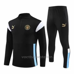 Manchester City Trainings Sweatshirt Pak 23/24 Zwart Manchester City Trainings Sweatshirt Pak 23/24 Zwart