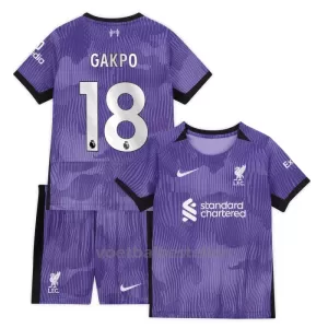 Liverpool Cody Gakpo 18 Derde Tenue Kinderen 23/24 Liverpool Cody Gakpo 18 Derde Tenue Kinderen 23/24