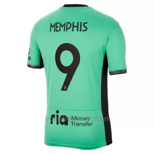 Atlético Madrid Memphis Depay 9 Derde Shirt 23/24