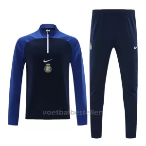 Al-Nassr FC Trainingssweaterset 23/24 Donkerblauw Al-Nassr FC Trainingssweaterset 23/24 Donkerblauw