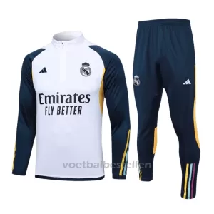 Real Madrid Trainingssweaterset 23/24 Wit Real Madrid Trainingssweaterset 23/24 Wit