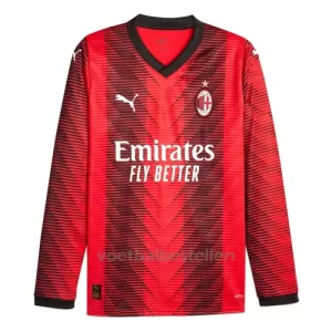 AC Milan Thuisshirt 23/24 Lange Mouwen AC Milan Thuisshirt 23/24 Lange Mouwen