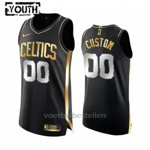 Boston Celtics NBA Shirt Golden Edition Swingman Kinderen Zwart Boston Celtics NBA Shirt Golden Edition Swingman Kinderen Zwart