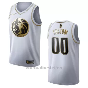 Dallas Mavericks NBA Shirt Golden Edition Swingman Wit Dallas Mavericks NBA Shirt Golden Edition Swingman Wit