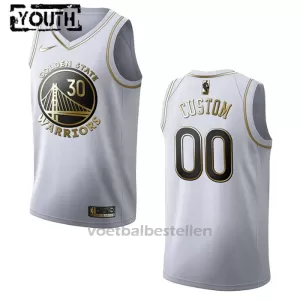 Golden State Warriors NBA Shirt Golden Edition Swingman Kinderen Wit Golden State Warriors NBA Shirt Golden Edition Swingman Kinderen Wit