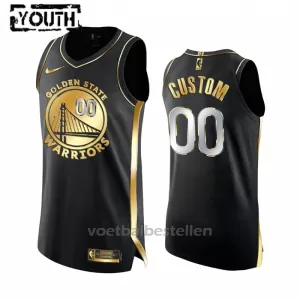 Golden State Warriors NBA Shirt Golden Edition Swingman Kinderen Zwart Golden State Warriors NBA Shirt Golden Edition Swingman Kinderen Zwart