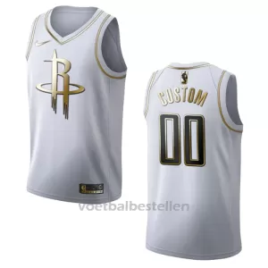 Houston Rockets NBA Shirt Golden Edition Swingman Wit Houston Rockets NBA Shirt Golden Edition Swingman Wit