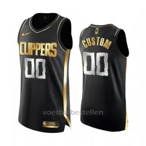 Los Angeles Clippers NBA Shirt Golden Edition Swingman Zwart Los Angeles Clippers NBA Shirt Golden Edition Swingman Zwart
